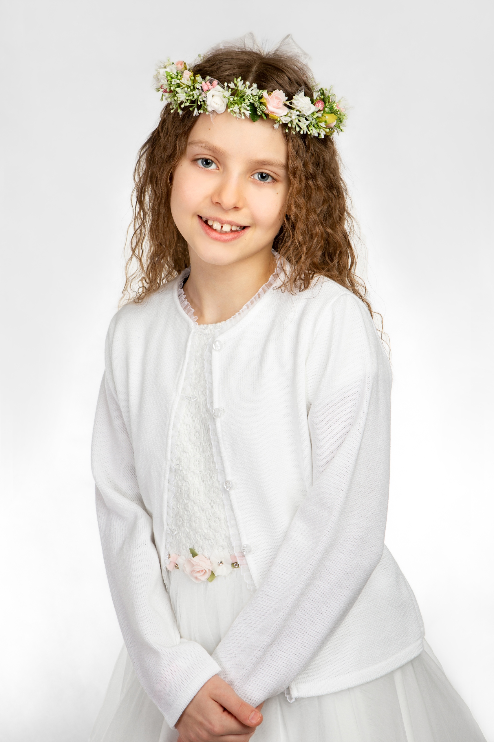 

Sweter Sweterek komunijny biały 158cm Komunia