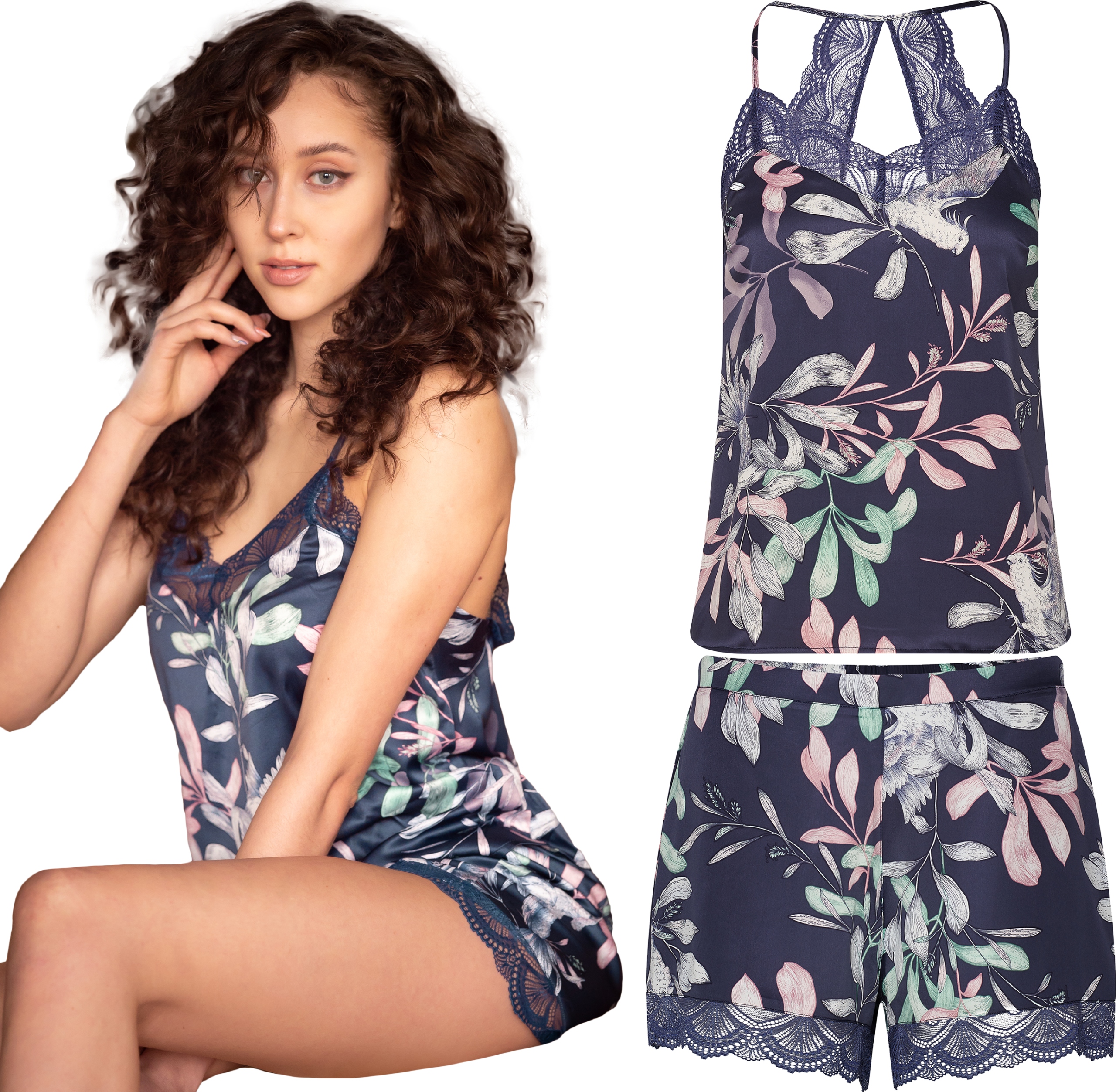 DWUCZĘŚCIOWA PIŻAMA ESOTIQ ELEONORE [S]