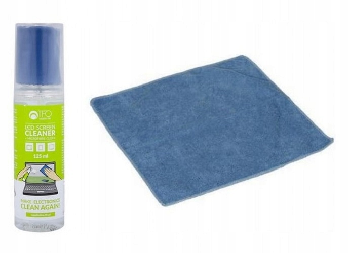 Płyn do czyszczenia LCD 125 ml mikrofibra TFO