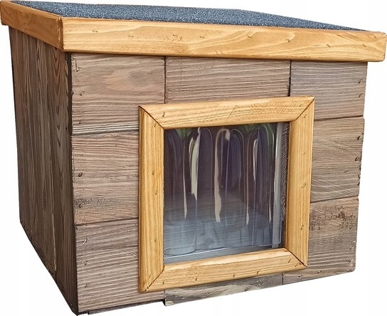 

Buda dla kota lub małego psa kolor brąz