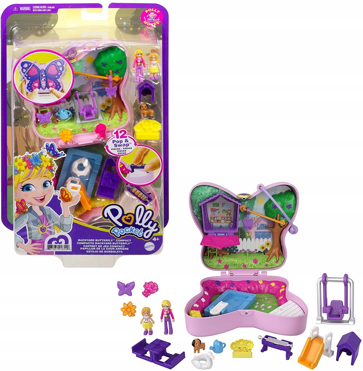 

Mattel Polly Pocket Ogód Motylkowy Motyl GTN21