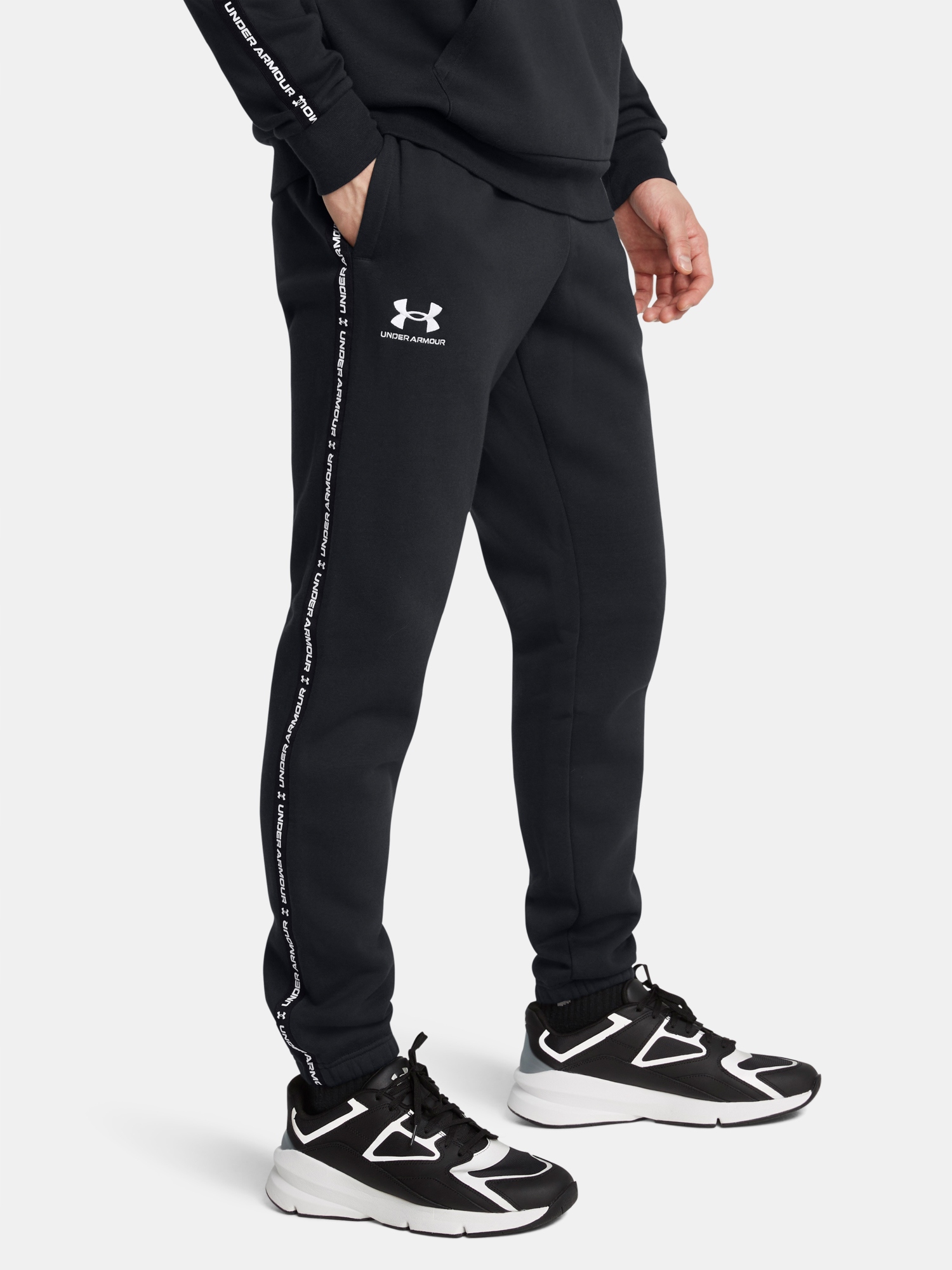 Under Armour Pánské tepláky Ua Icon Fleece Jgr Taping