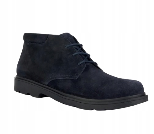 Geox Spherica Kotníkové Boty Pánské Vázané Semišové 42,5 Kč