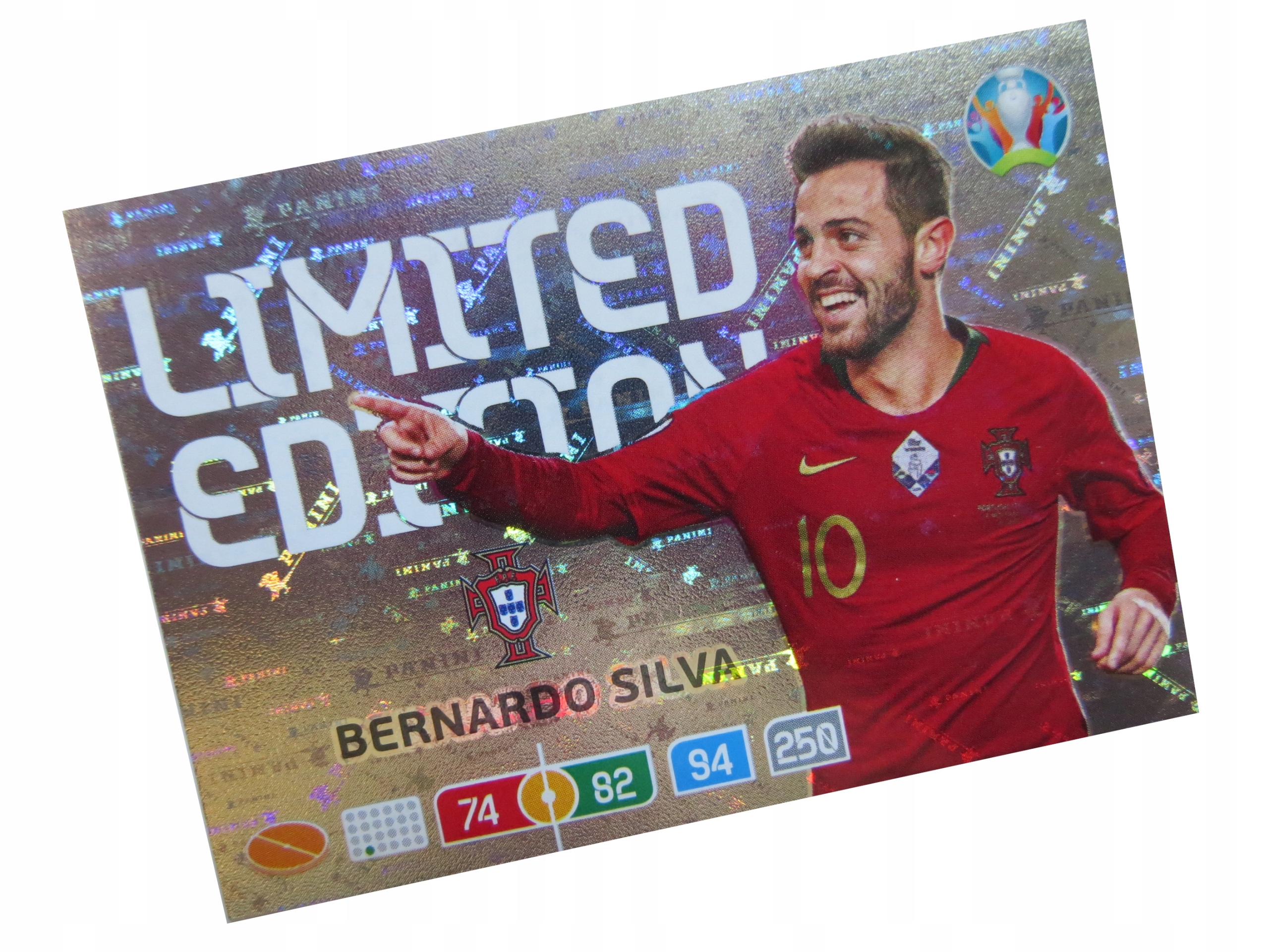 Panini Euro 2020 Karta Limited Silva