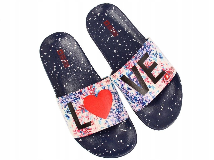 

Klapki plażowe love kolorowe Big Star DD274A257 36