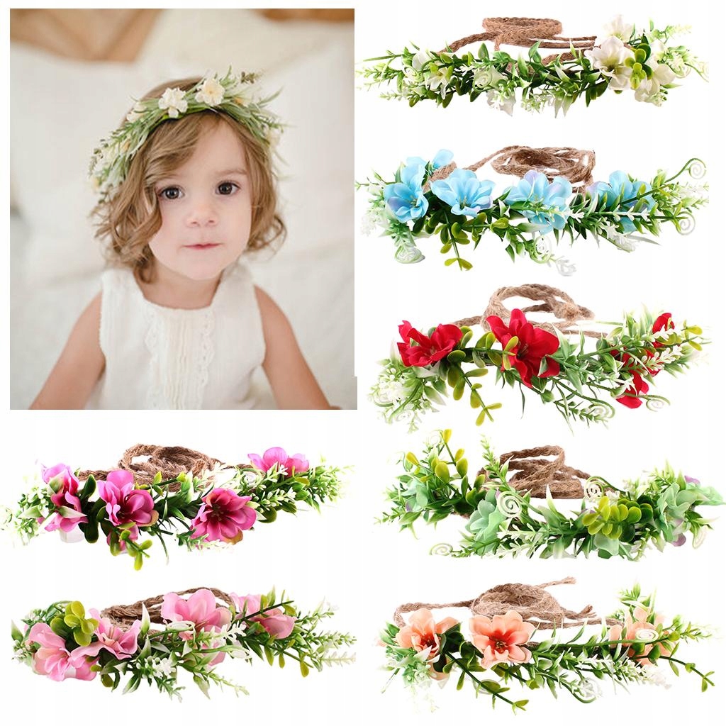 Dziewczęca opaska do włosów stylu boho Pałąk Rodzaj diadem