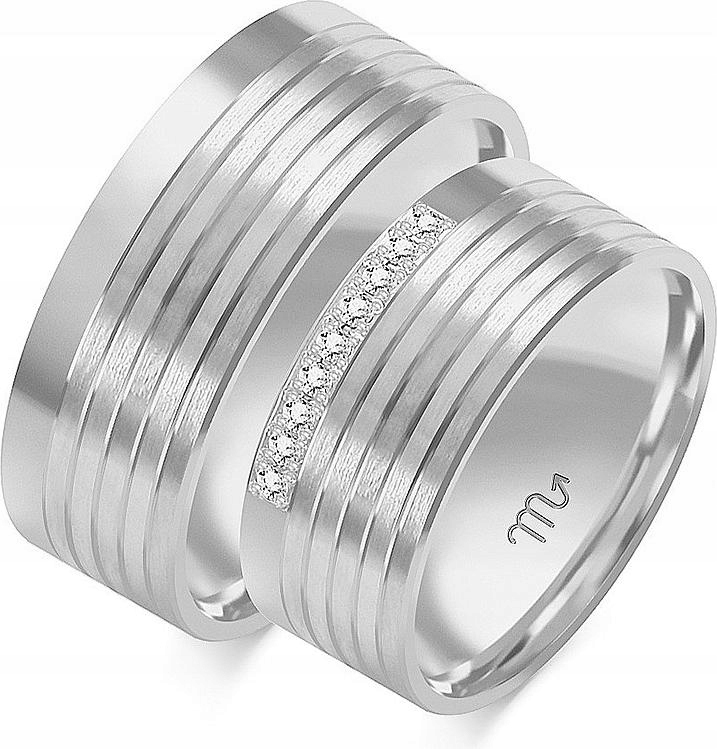 Zlaté svatební snubní prsteny jemné 14K 585 vel. 14 15 16, jedinečná kolekce svatba