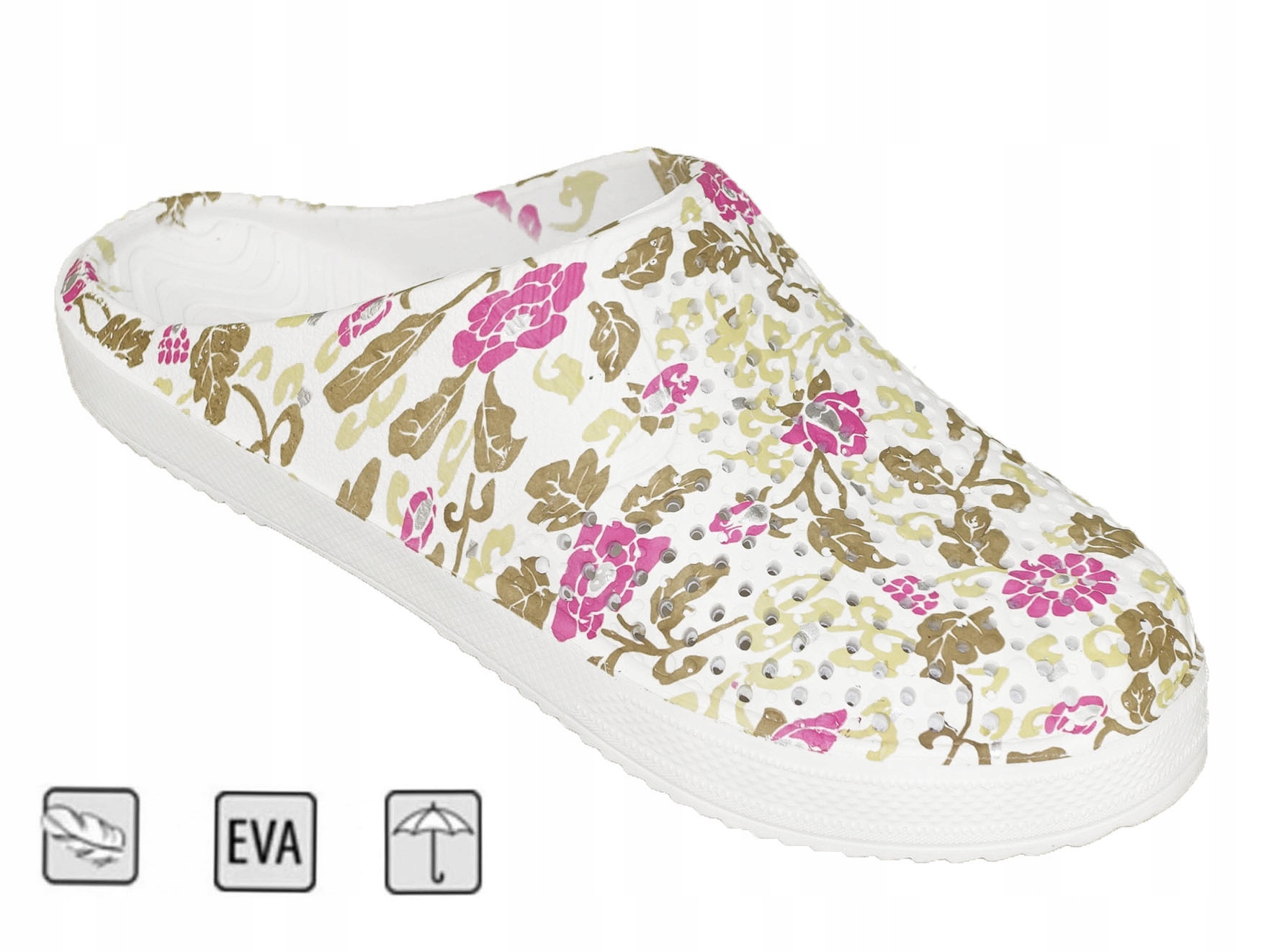 KLAPKI DAMSKIE PLAŻOWE BASENOWE LACZKI PIANKOWE