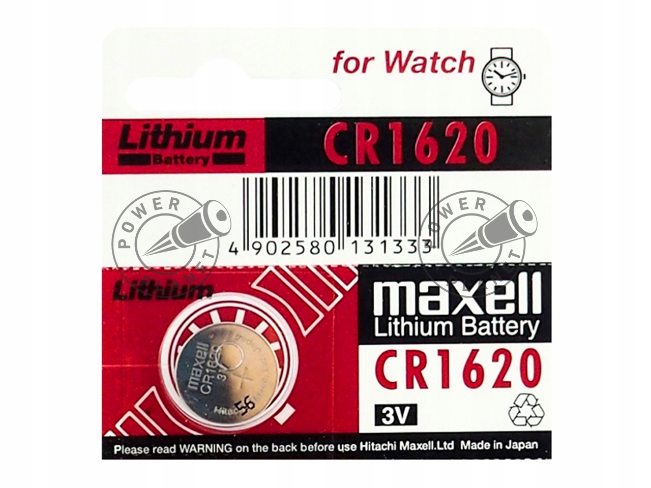 

Maxell CR1620 3V Bateria guzikowa płaska litowa