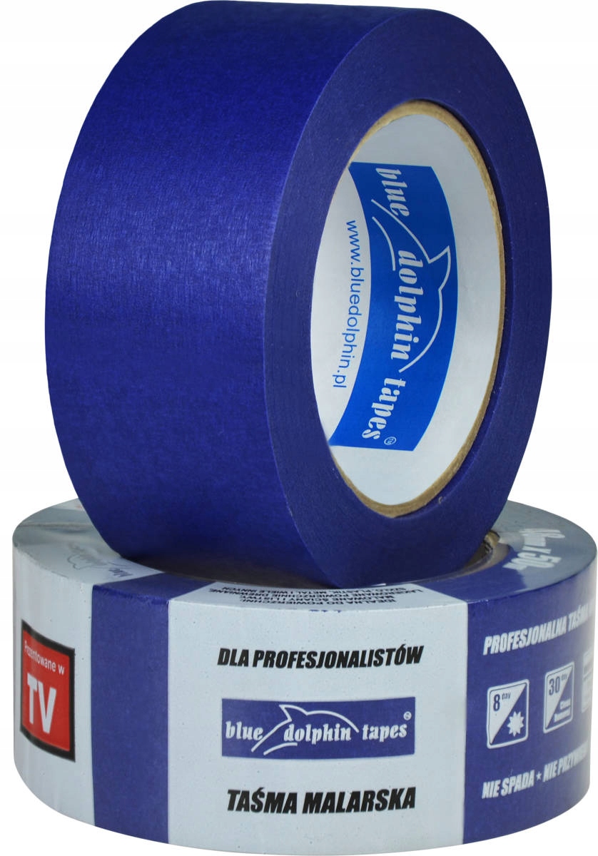 

Taśma malarska Blue Dolphin Niebieska 30mm 50m
