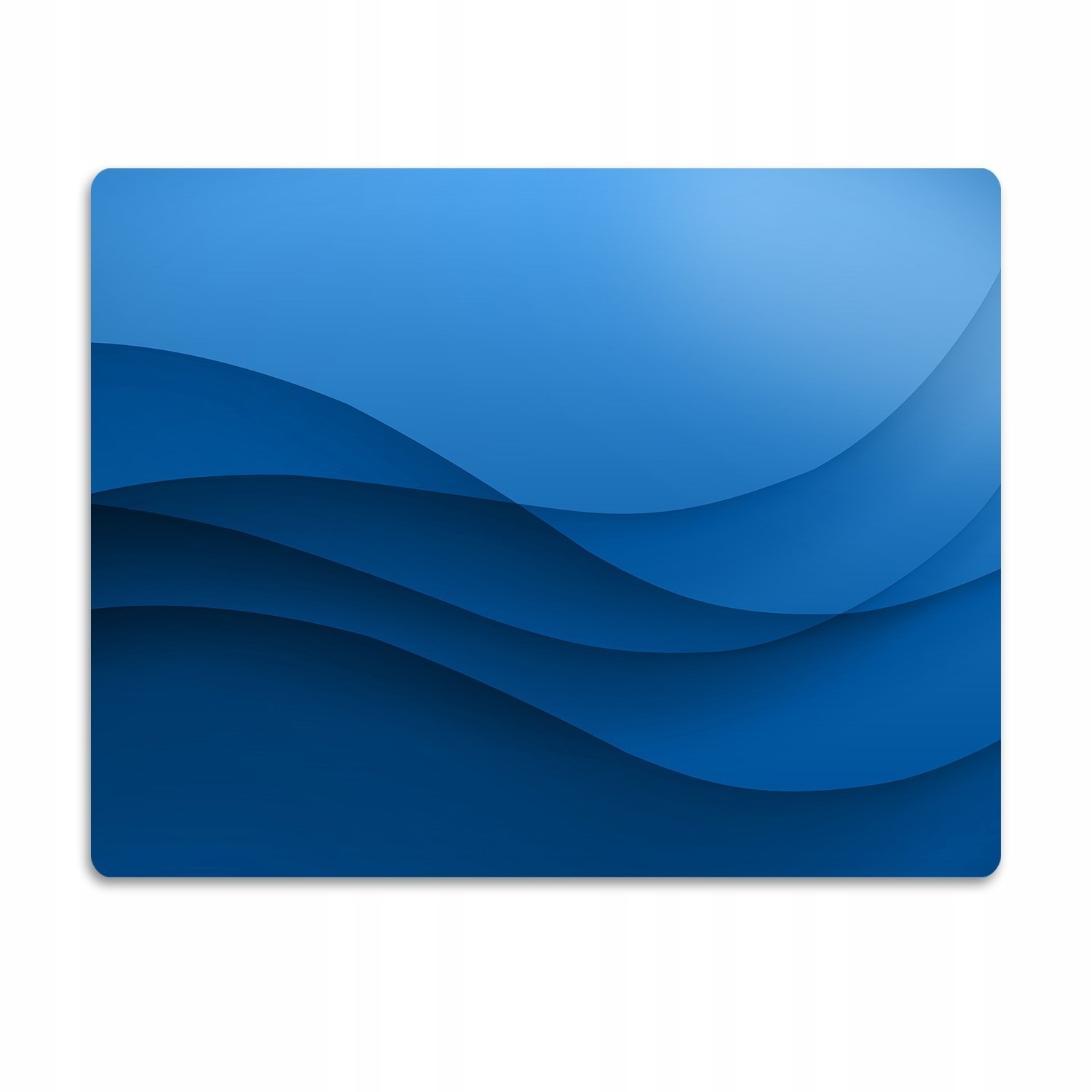 Levně Podložka pod misku pro kočky Modrý vzor 60x40 cm