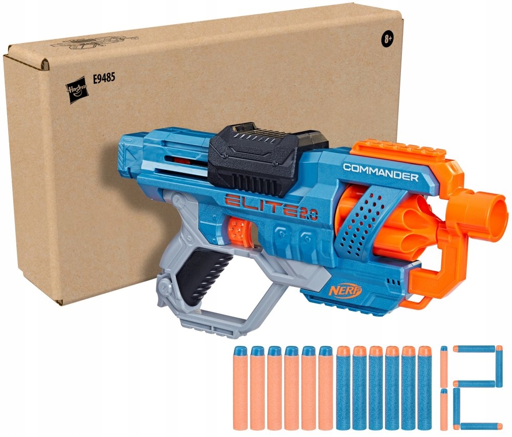 HASBRO NERF Elite 2.0 Commander RD-6 E9485 kilövő Gyermek életkora 3 év <