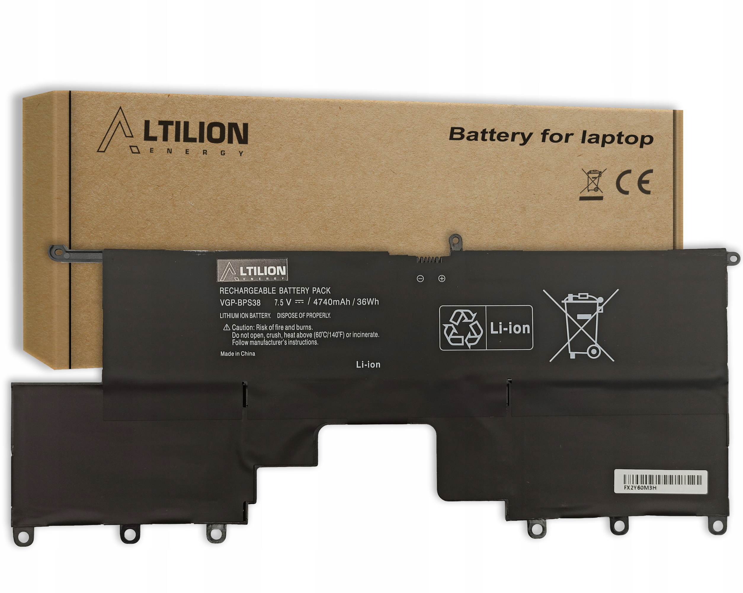 Batéria Altilion Energy VGP-BPS38 kompatibilná s Sony