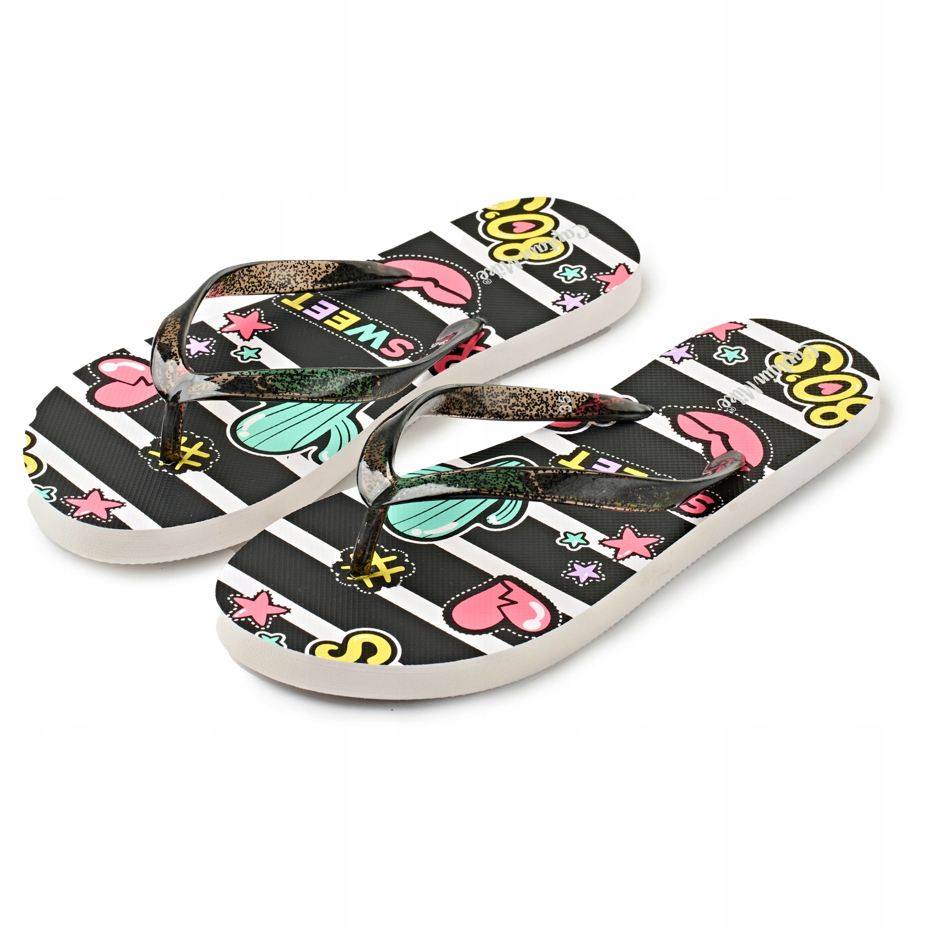 

Klapki japonki dziecięce czarne dziewczęce r.34