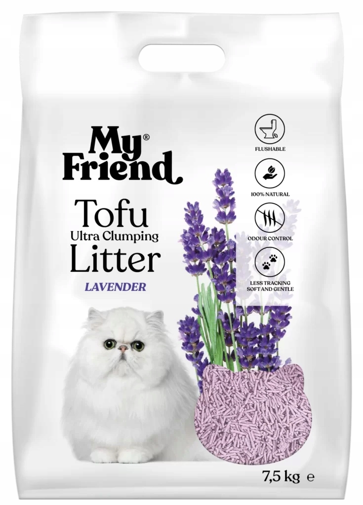 My Friend Żwirek z włókien roślinnych Lawenda 7,5kg