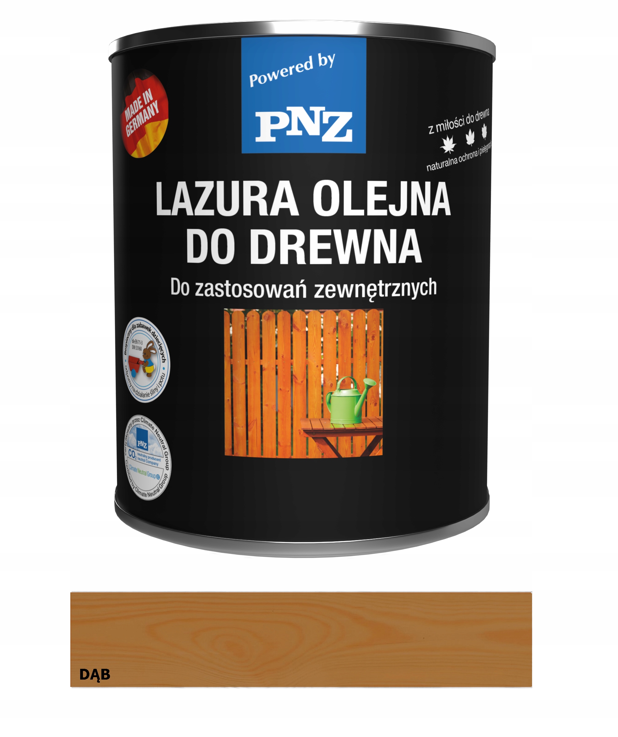 

Pnz Lazura Olejna do drewna 100ml Dąb