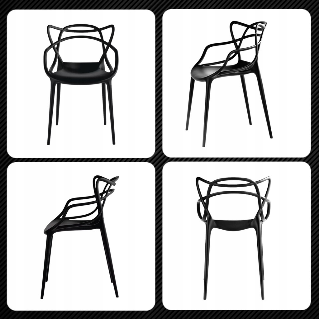 KRZESŁO AŻUROWE NOWOCZESNE SALON JADALNIA TARAS Marka Ekspand