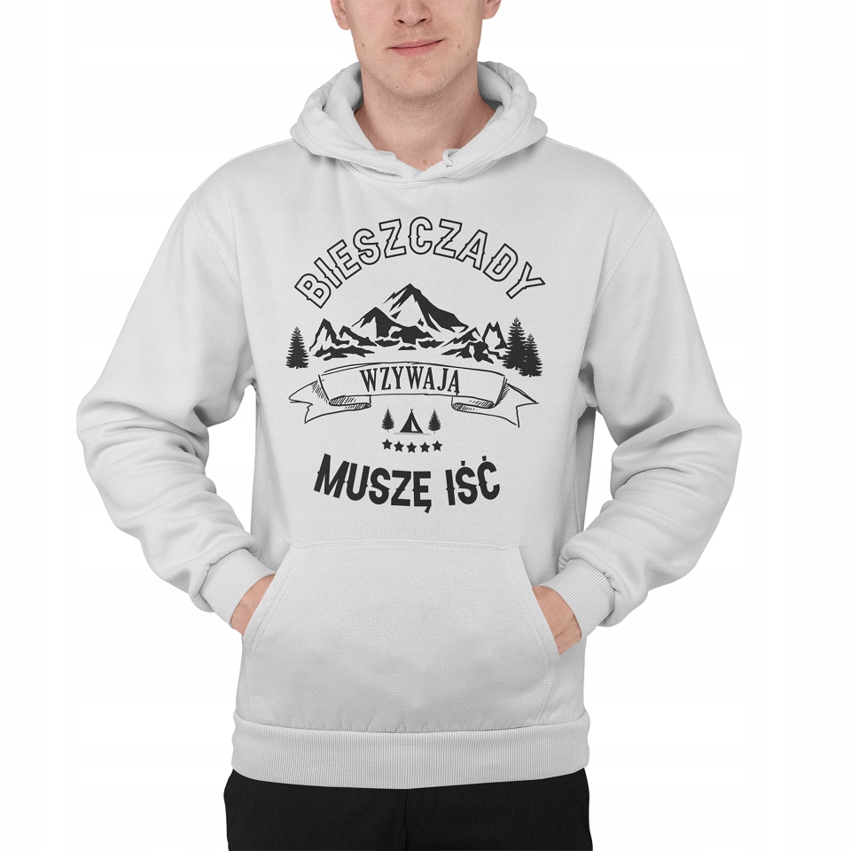 BLUZA RREZENT BIESZCZADY WZYWAJĄ MUSZĘ IŚĆ Kolor czarny