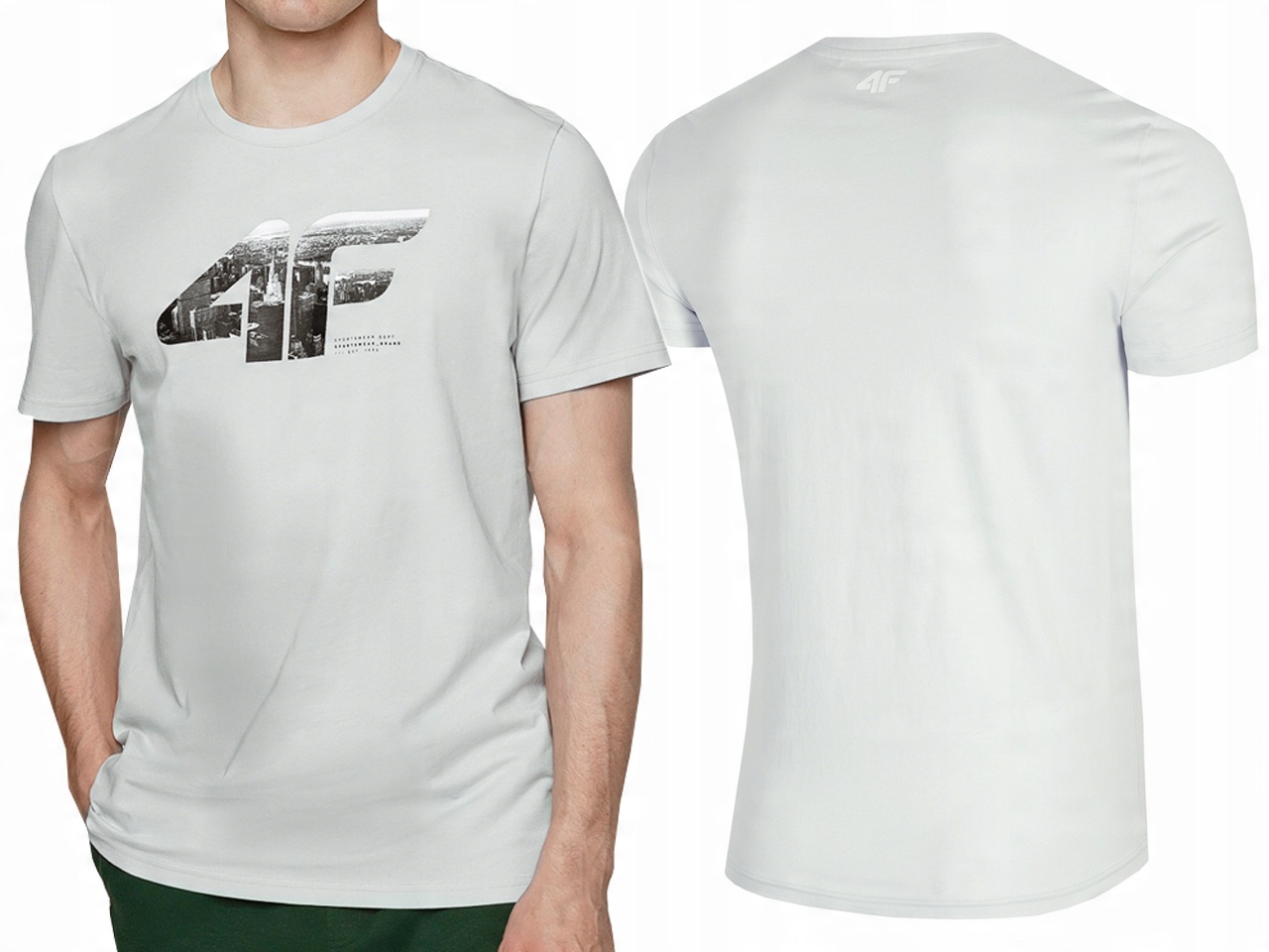 

4F Koszulka Męska L21 TSM024 T-shirt Bawełniana