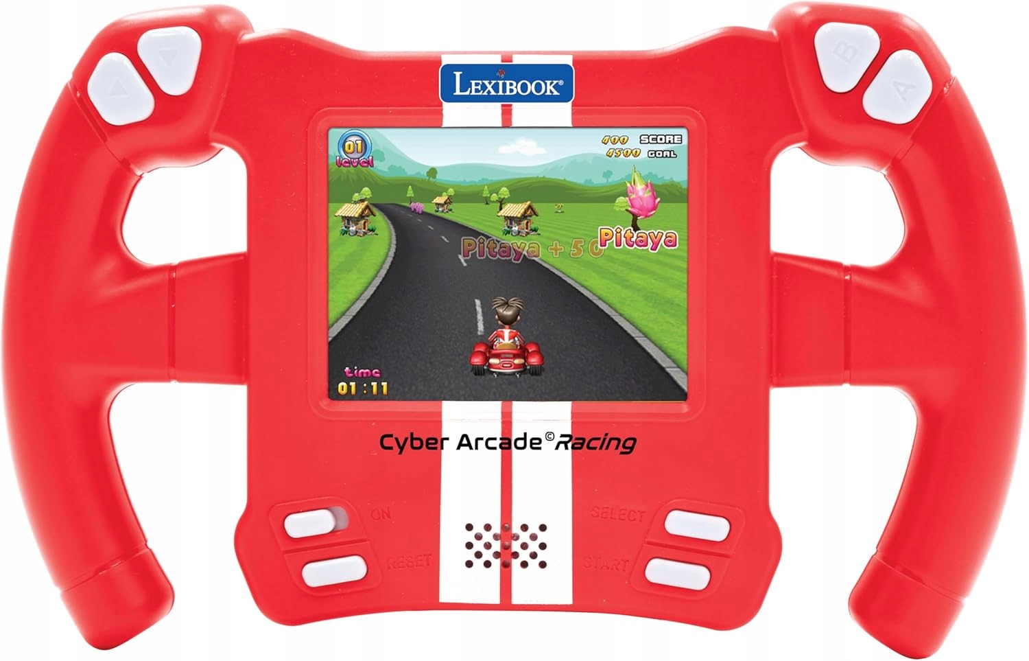 Přenosná závodní konzole ovládaná pohybem 30 her LCD