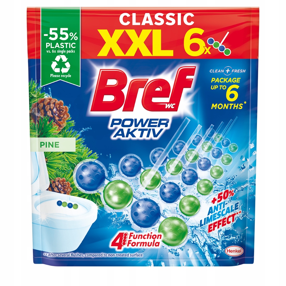 Bref zawieszka czyszczenie WC Pine a 6 szt. (9000101592085) • Cena ...