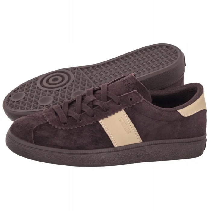 Kožené dámské tenisky Big Star Hnědé UU274438 Brown