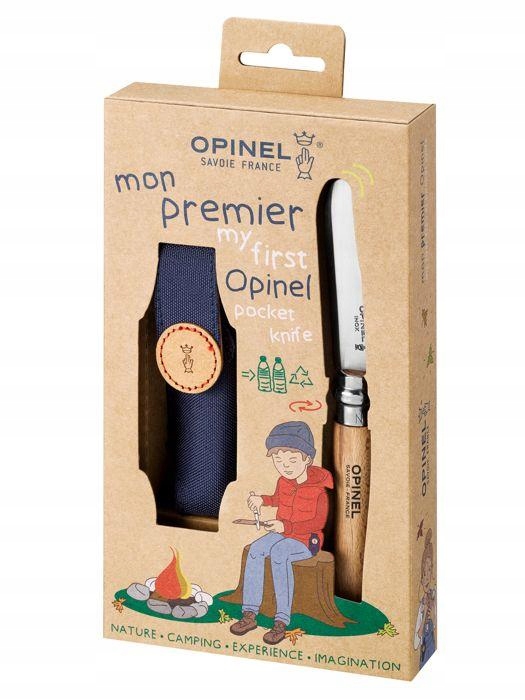 

Nóż Opinel My First z etui -dla dzieci,zaokrąglony