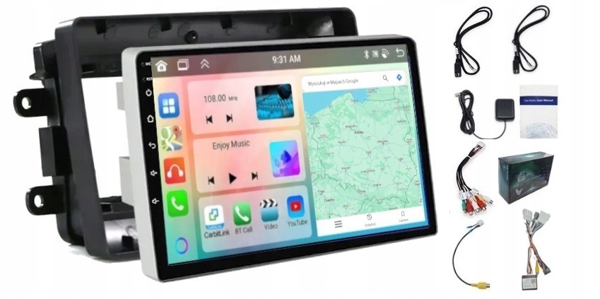 Rádio Navigácia Carplay Renault Traffic III 2014-20 Wifi Android 4GB 64GB