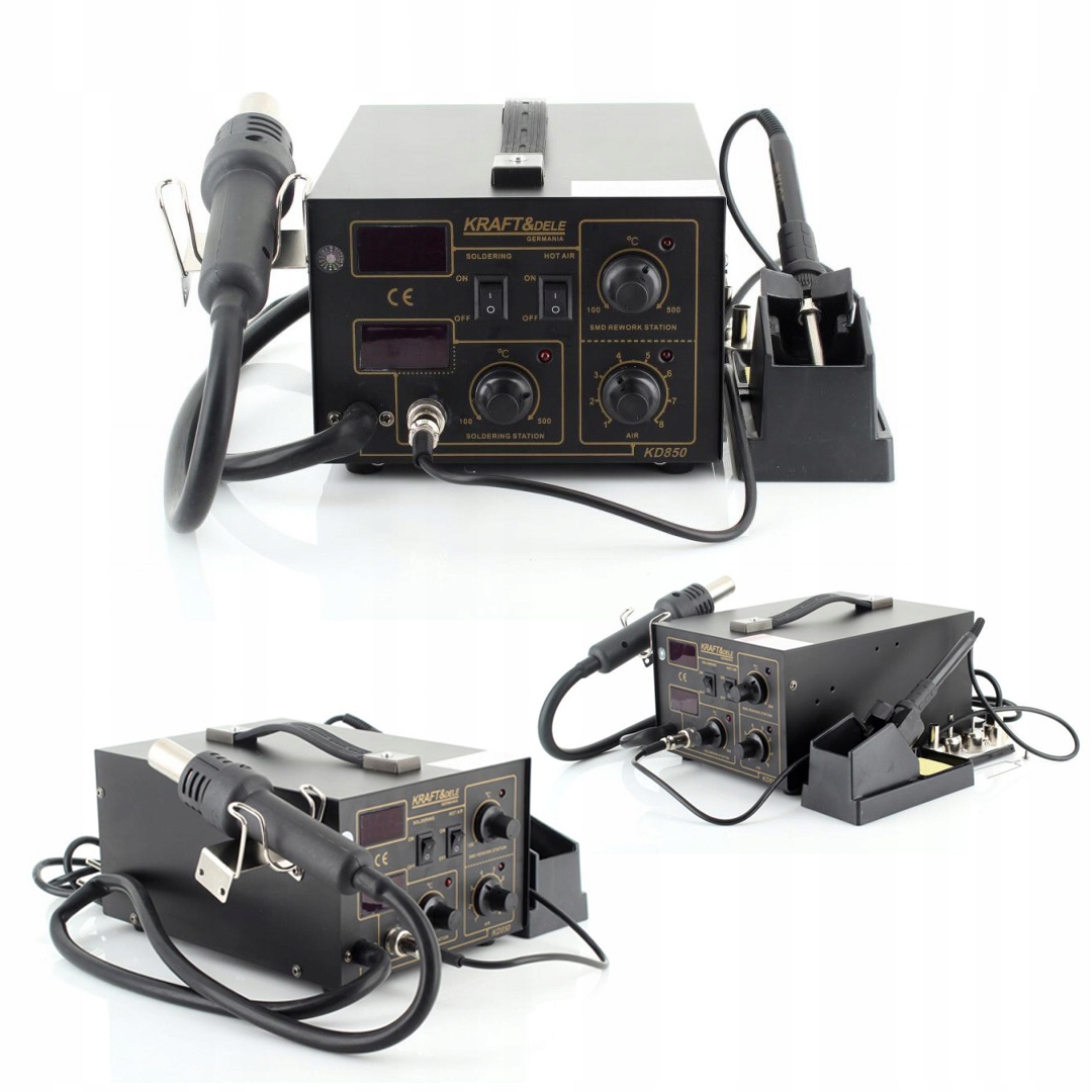 Svářečka na plast 2v1 KD850 Svařovací stroj 4 Trysky Led 60W