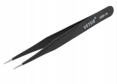 Pęseta pinceta prosta ESD-10 122mm antymagnetyczna