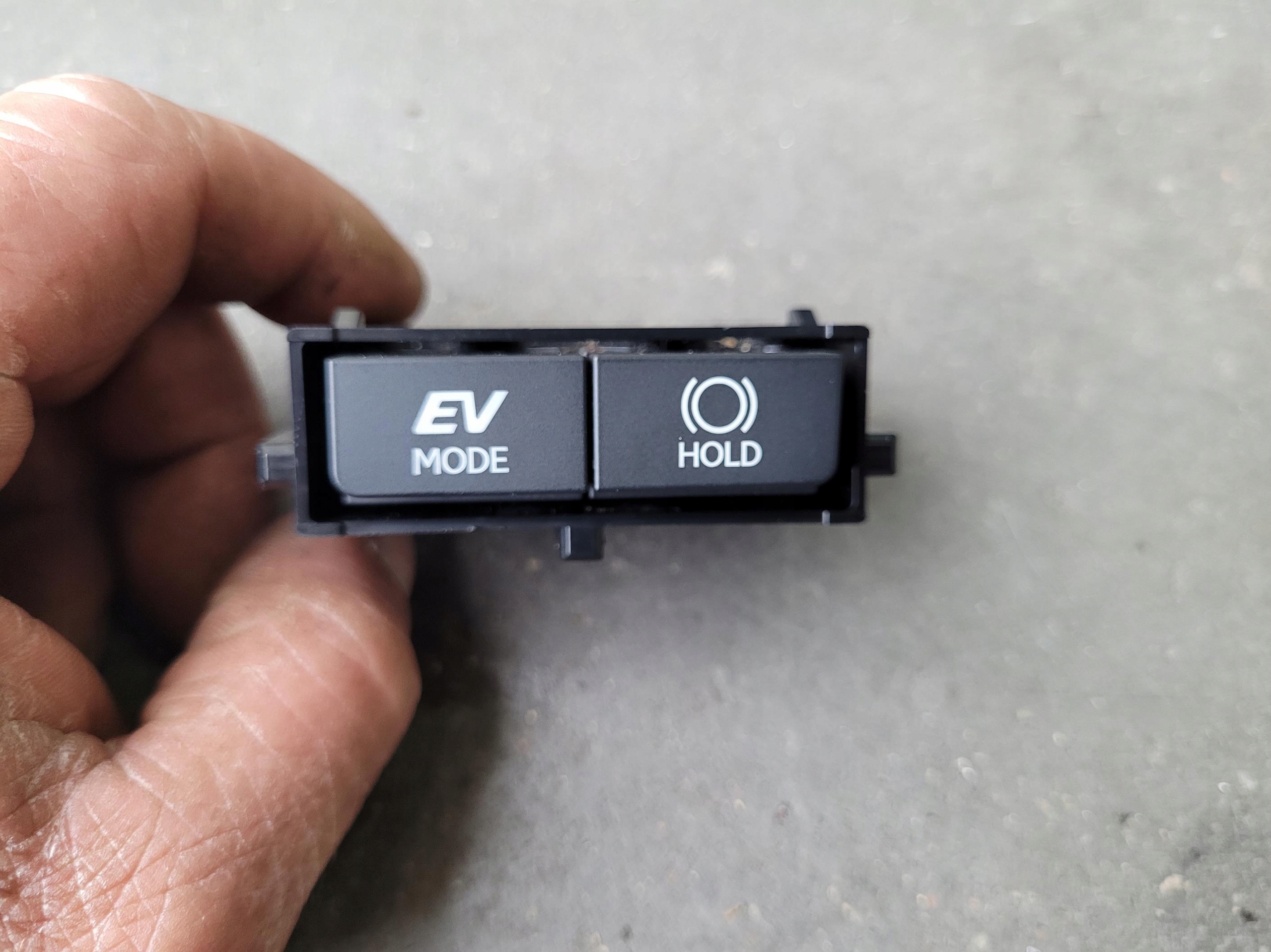 switch running HOLD EV MODE LEXUS ES VII 7 300 H