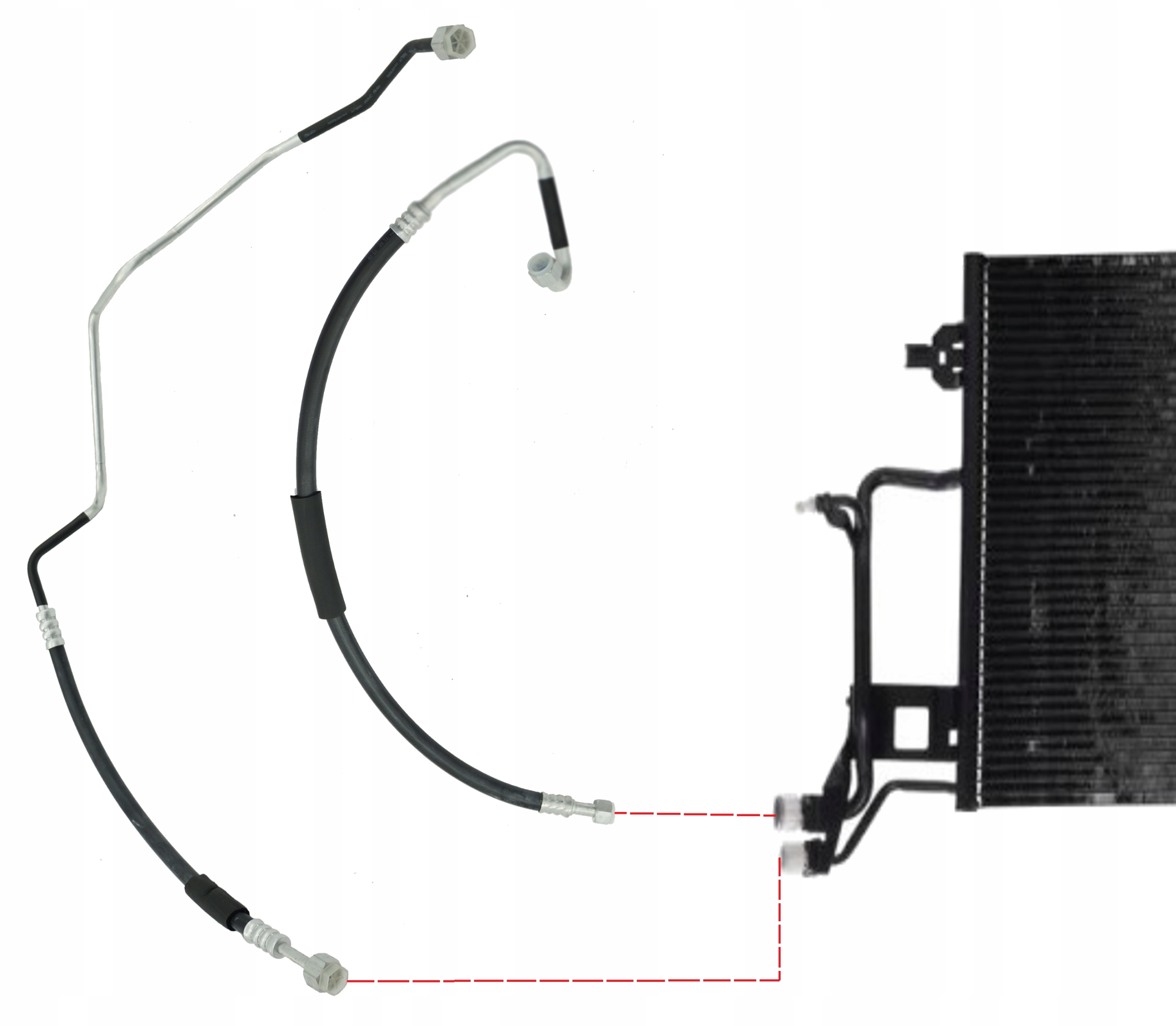 Przewód klimatyzacji 112&tech zamiennik do VW Passat B5 Audi A4 B5 A6 C5