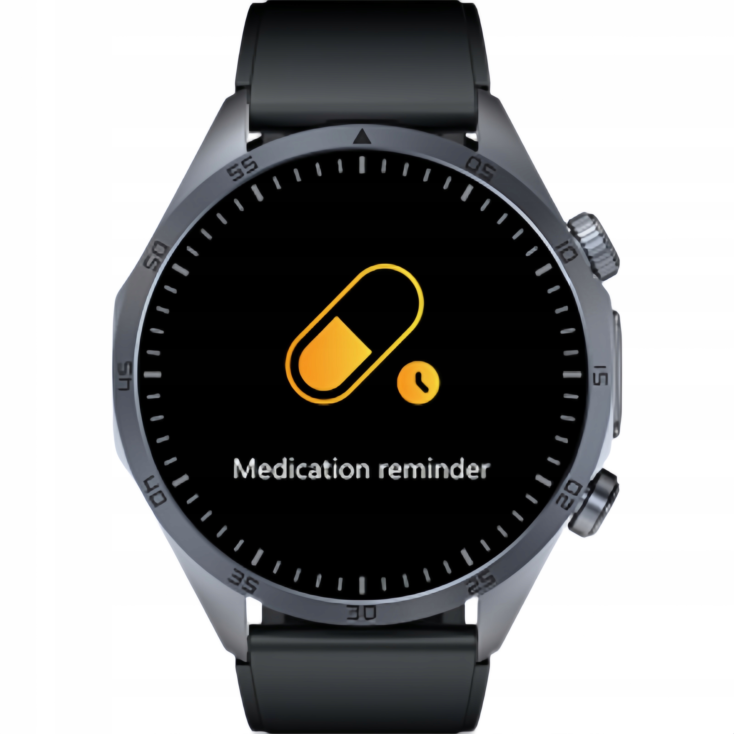 PULS PAS EKG ZEGAREK OPASKA KARDIOWATCH Z ANALIZĄ POMIAREM CUKRU CIŚNIENIE Marka bez marki