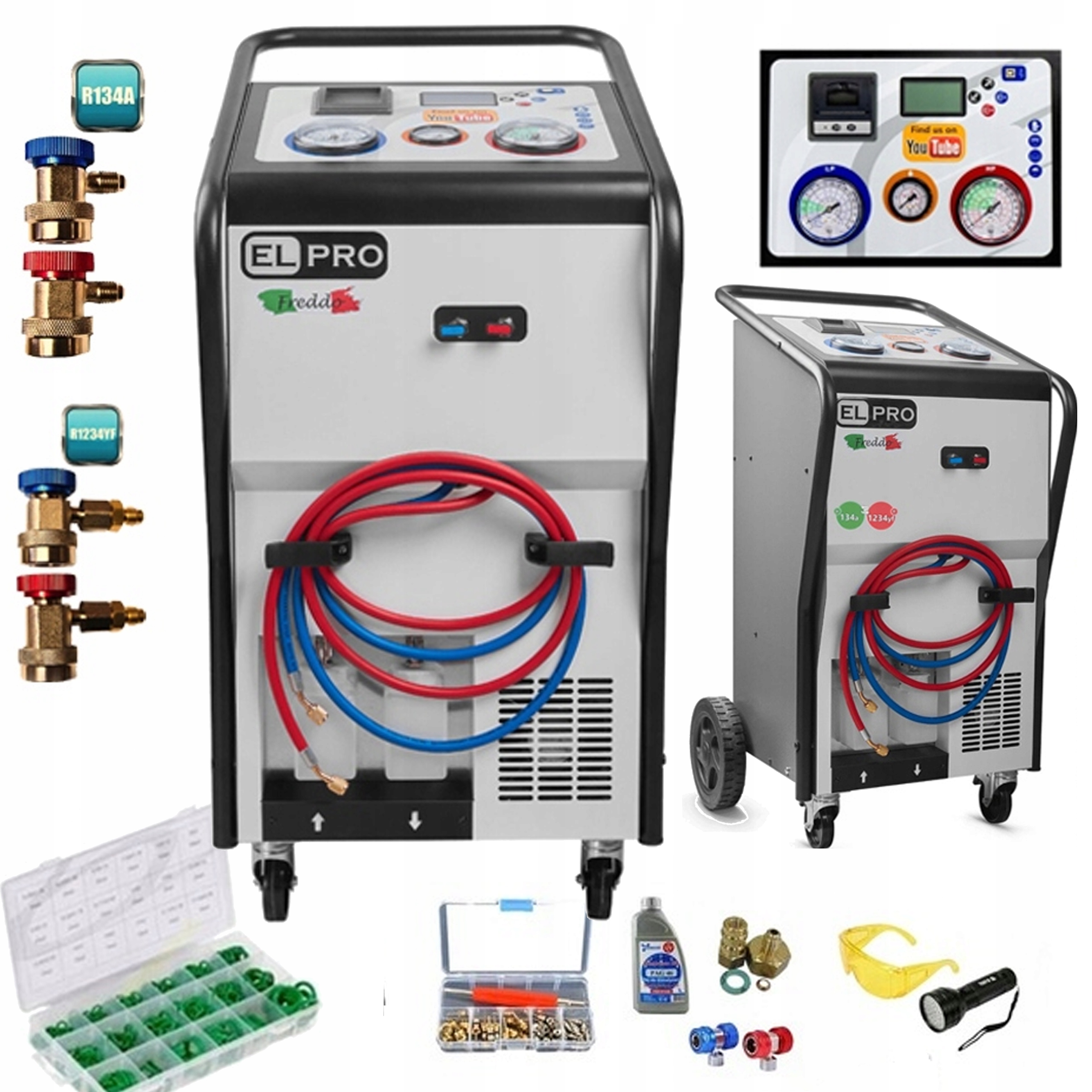 Stacja Klimatyzacji ELPRO Freddo R134a/R1234yf ELPRO NEW
