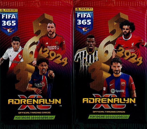 FIFA 365 2024 Adrenalyn XL PANINI zestaw 60 kart 10 saszetek - 14356564897  
