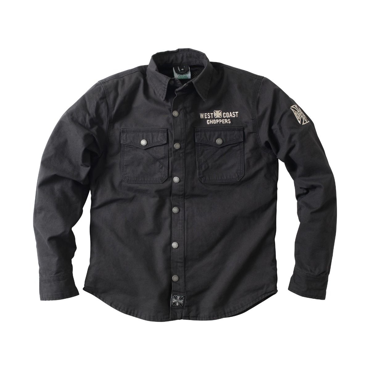Kurtka Motocyklowa West Coast Choppers FORGED RIDING - BLACK 3XL
