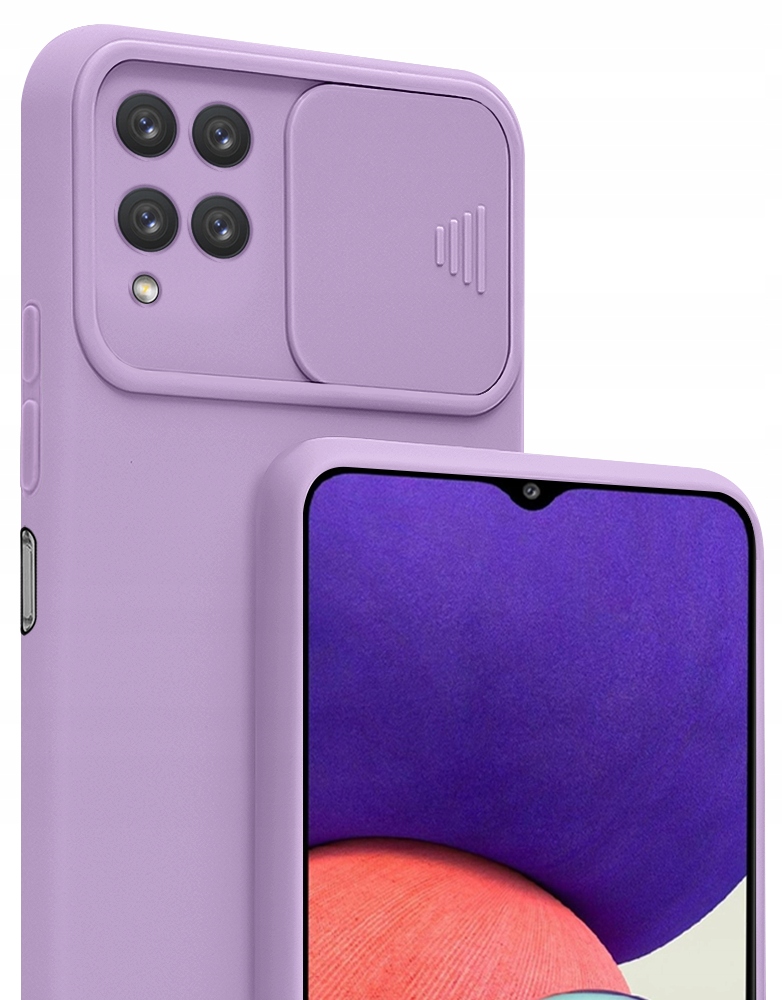 

Etui Silicone CamShield Szkło do Samsung A22 4G