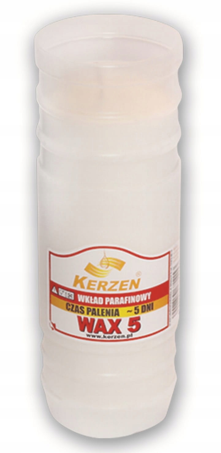 Náplně do hřbitovních svíček Kerzen Wax 5 parafínové 5 dnů – 24 kusů