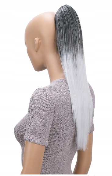 Poníka Caisha Prodlužování v Poníkovi Ombre Syntetická spona Jednoduchá 50 cm