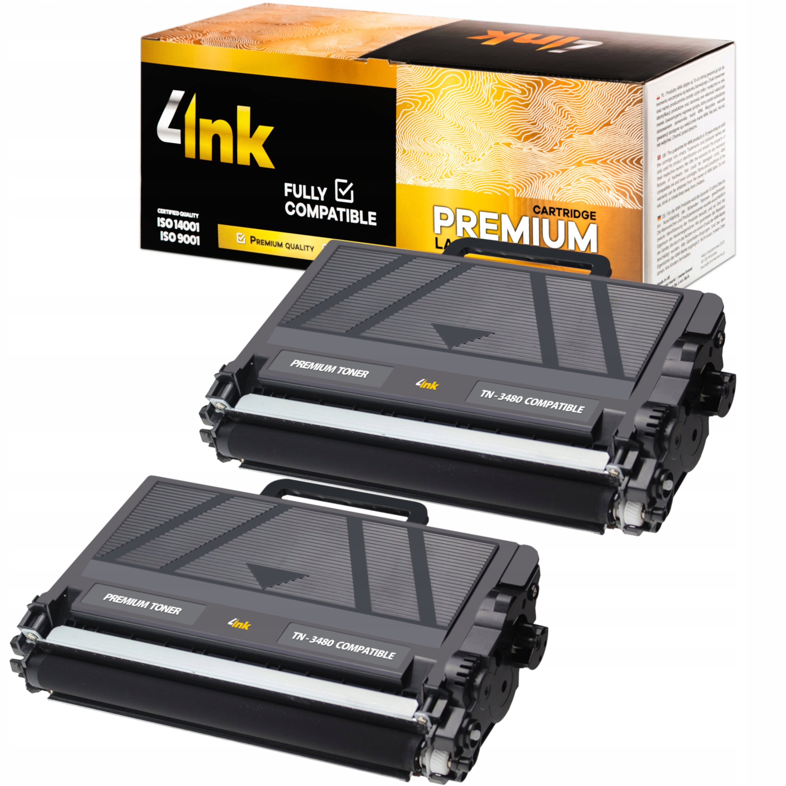 2x Toner TN-3480 XL Do Drukarki Brother HL-5100DN DCP-L5500DN DCP-L6600DW