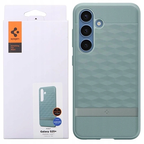 Pouzdro Pro Samsung Galaxy S25+ Plus Spigen Parallax Magfit Šalvějově Zelená