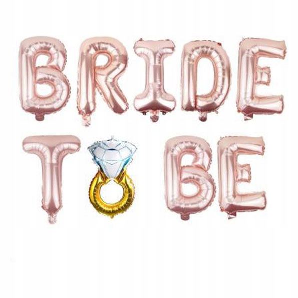 

Wieczór Panieński Balony Napis Bride To Be