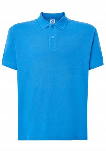 

Koszulka Polo męska polówka Jhk 210g lazur Az L
