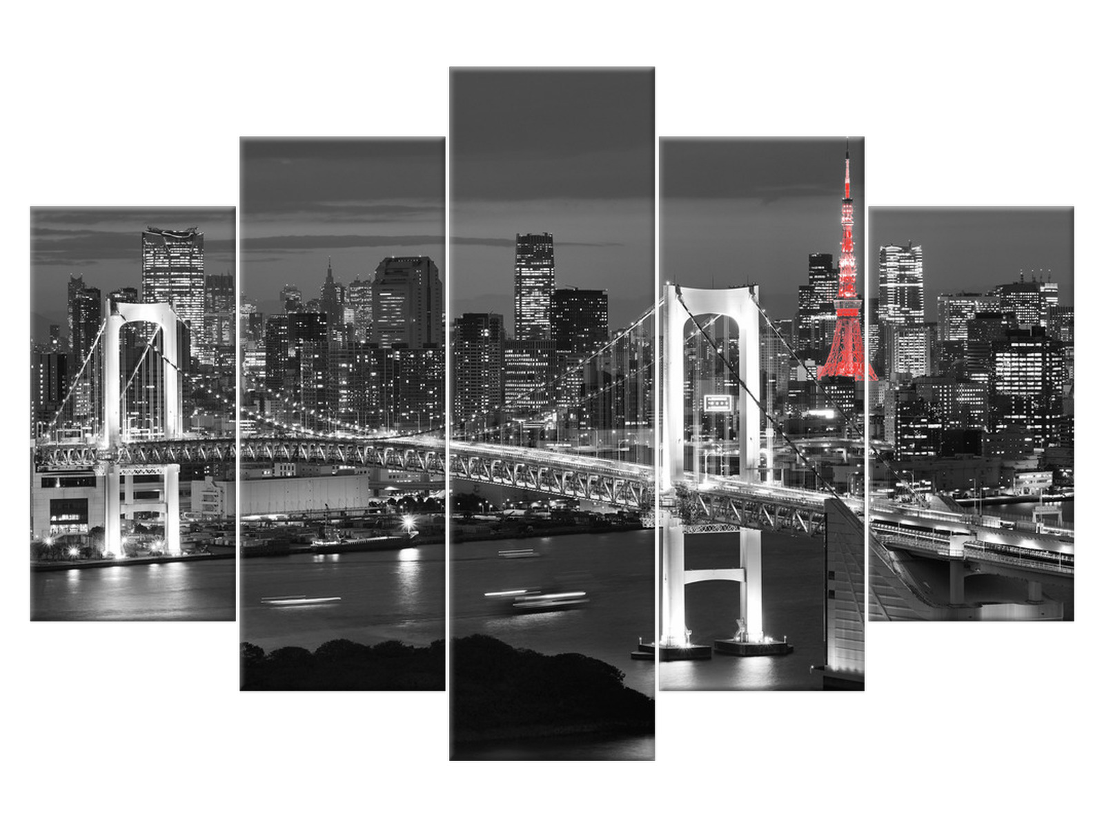 

Obraz Tokyo most tęczowy 150x100 Architektura
