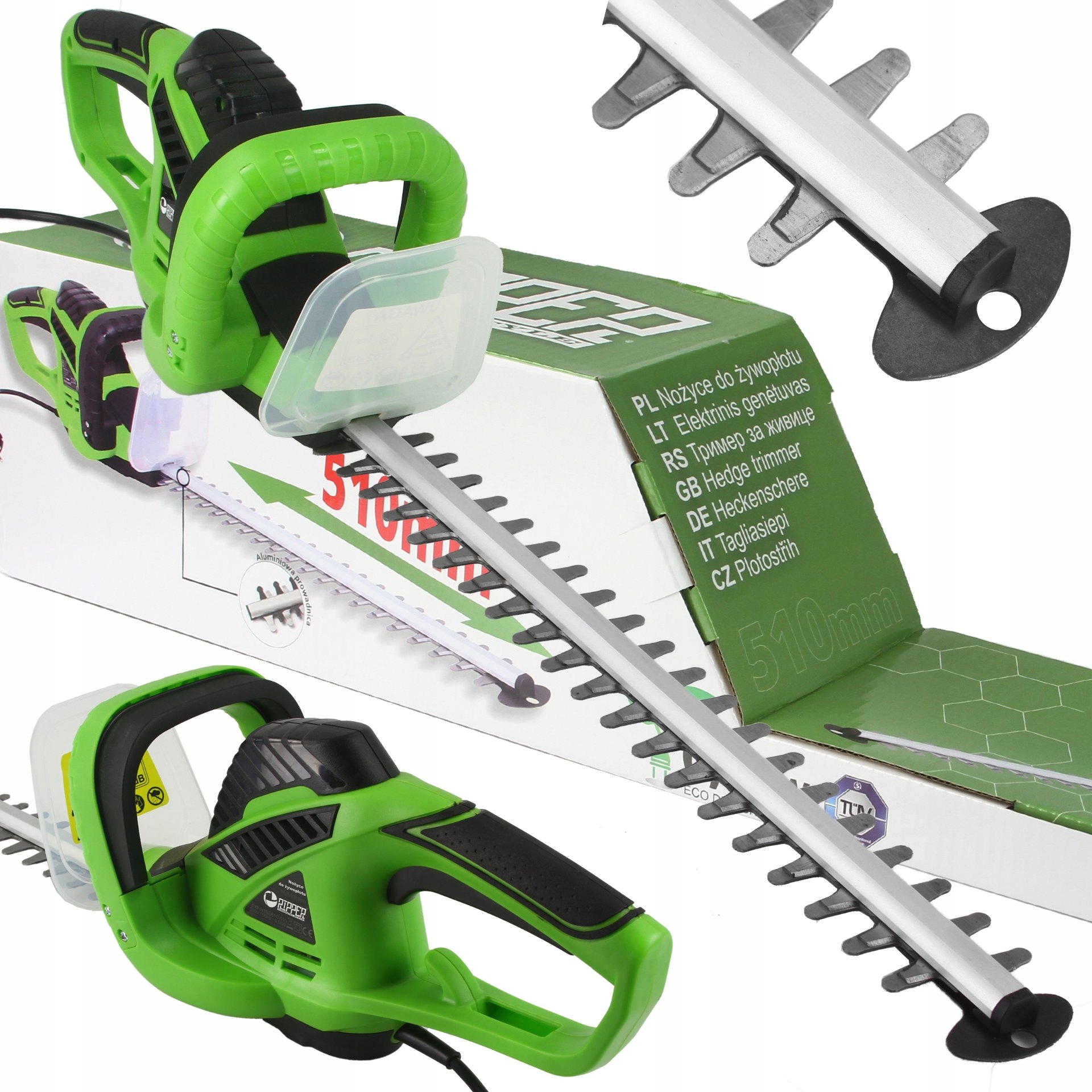 

Nożyce Do Żywopłotu elektryczne 51 cm Ripper