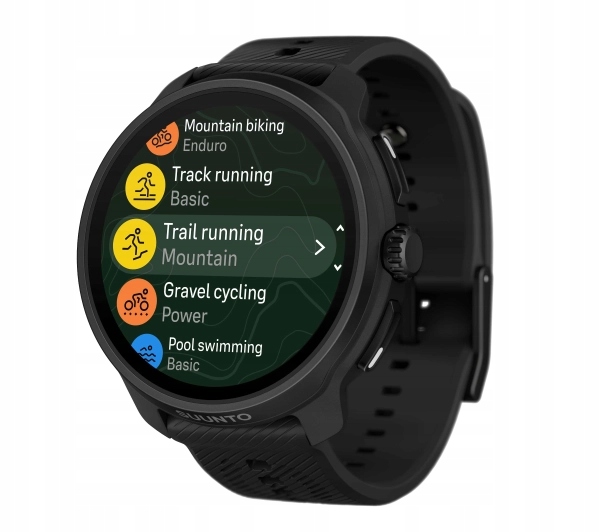 Zegarek sportowy Smartwatch Suunto Race 2 All Black 49mm Gps Czarny