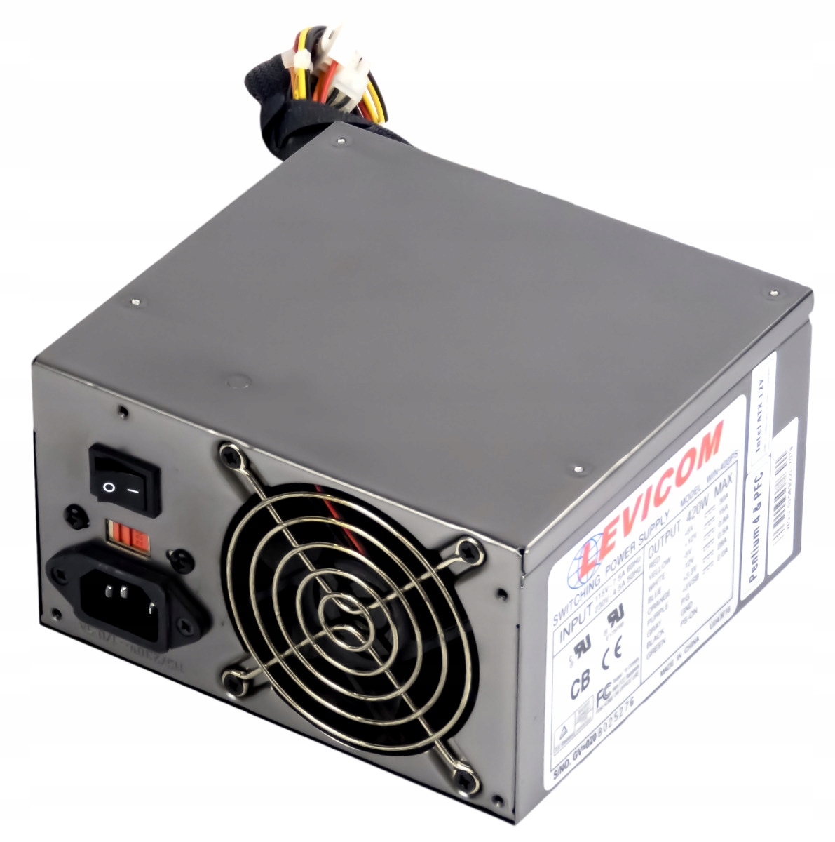 Levicom WIN-400PS 420W Atx zdroj (115V-7.5A, 230V-4.5A)