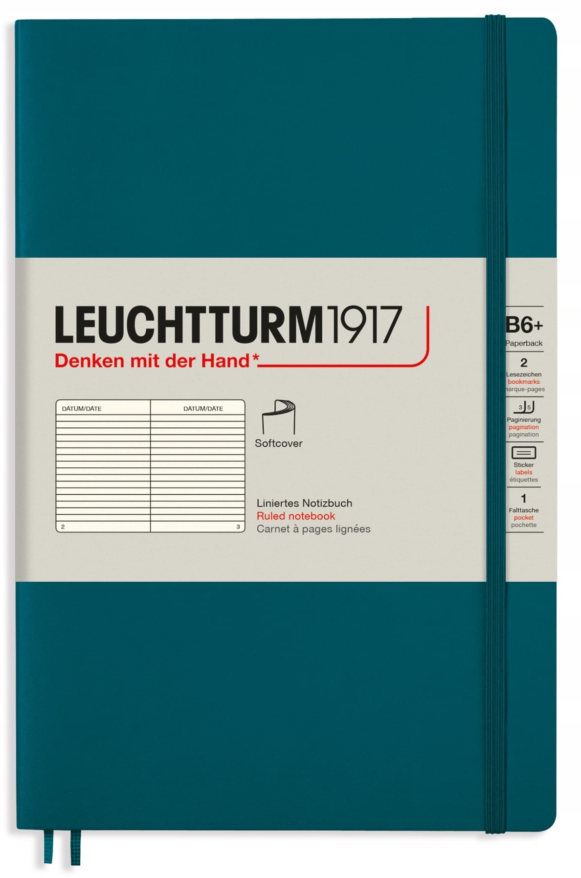 

LEUCHTTURM1917 Notatnik Notes Miękki B6 Linia