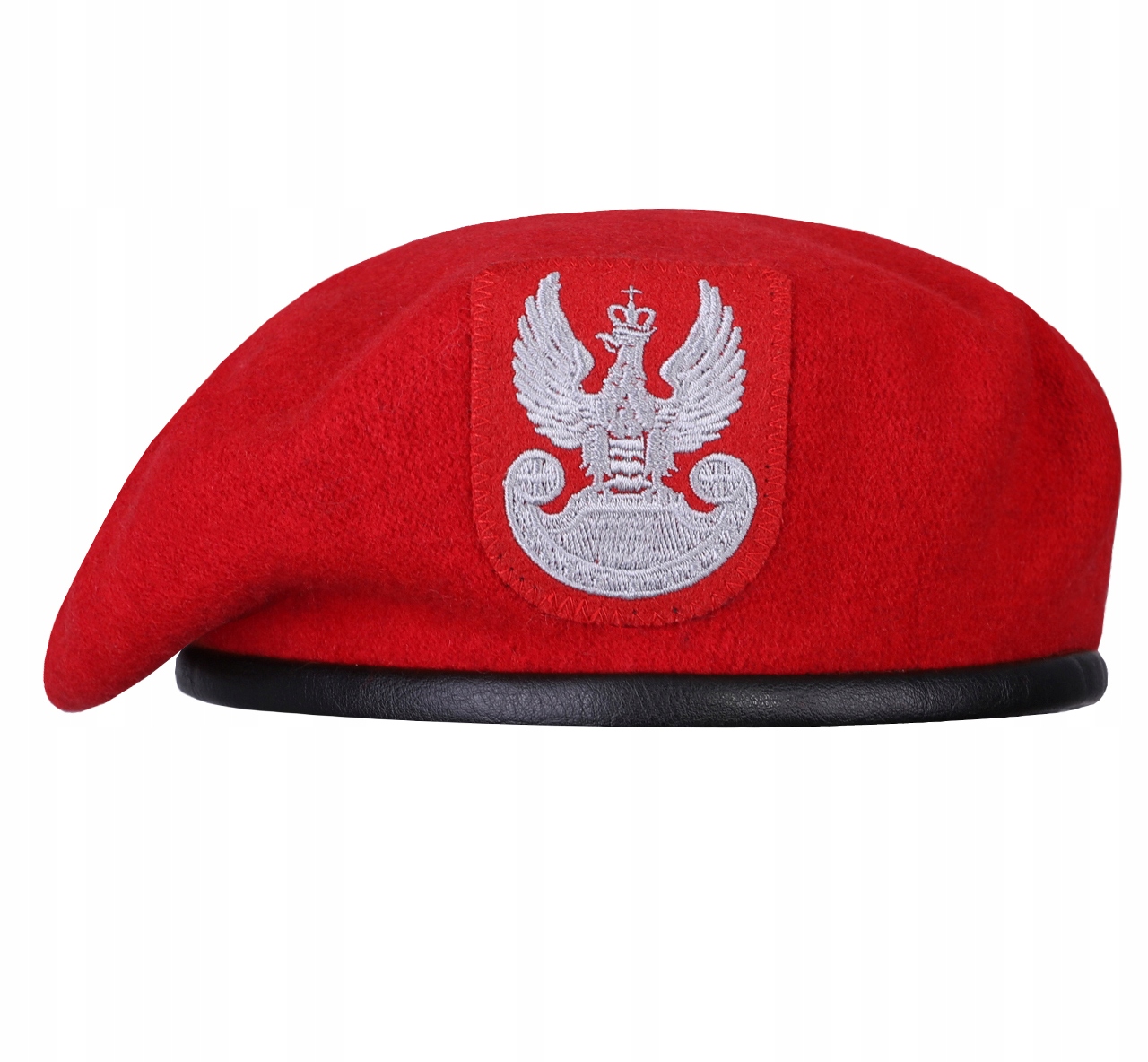 Beret Wojskowy Wp Polski z Orłem Czerwony 55