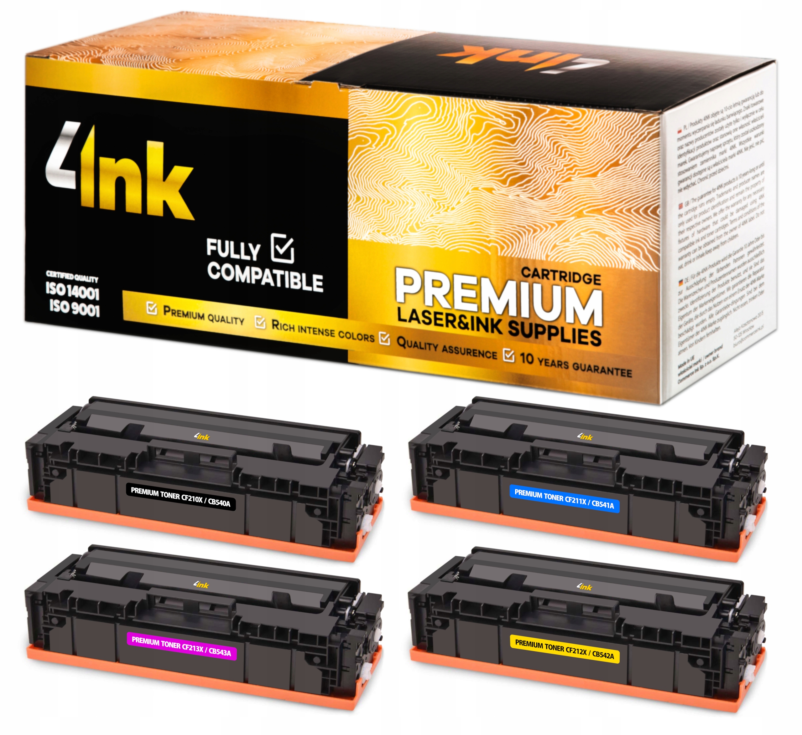 Zdjęcia - Tusze i tonery HP 4x Toner Do  Laserjet M251n M251nw M276n M276nw 